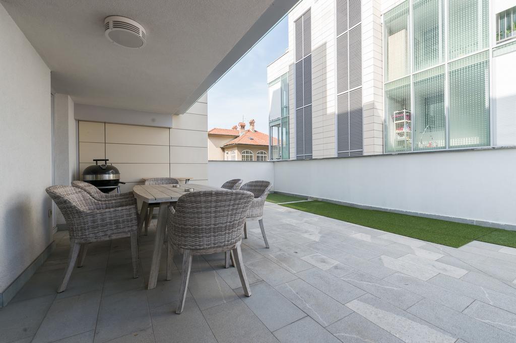 Njegoseva Apartment With Big Terrace Lubiana Esterno foto