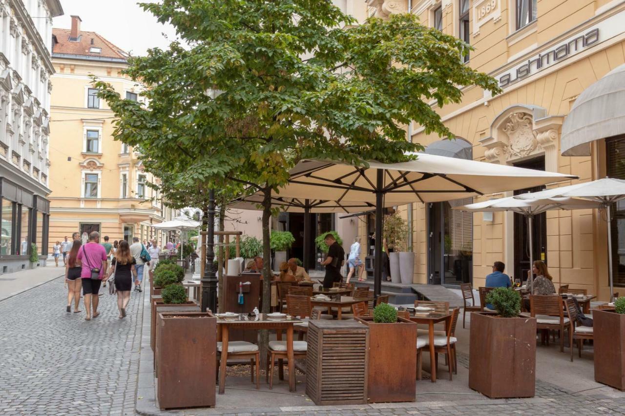 Njegoseva Apartment With Big Terrace Lubiana Esterno foto